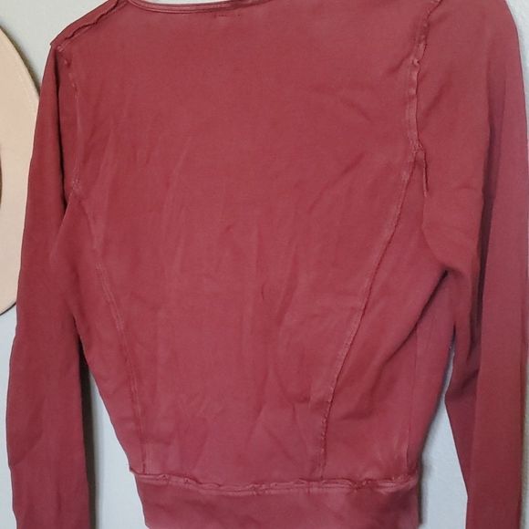 NWT Free People burgundy top - Picture 5 of 5